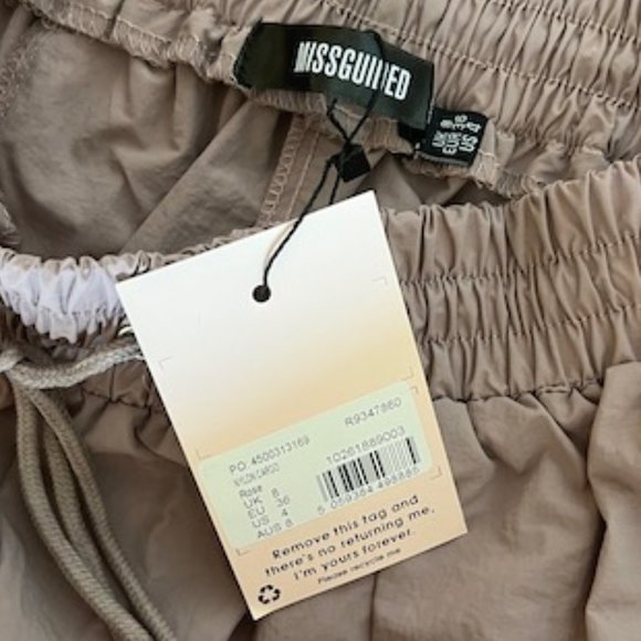 NWT | Missguided | Cargo Tracksuit Pants | Size 4 | Lavender - Picture 6 of 6